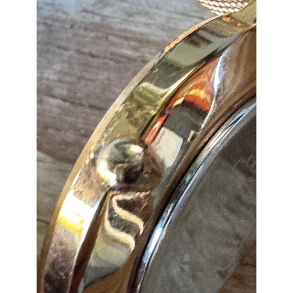 Coach Womens Rose Gold Mesh Watch With Elegant White Dial & Minimalist Design - Picture 6 of 8